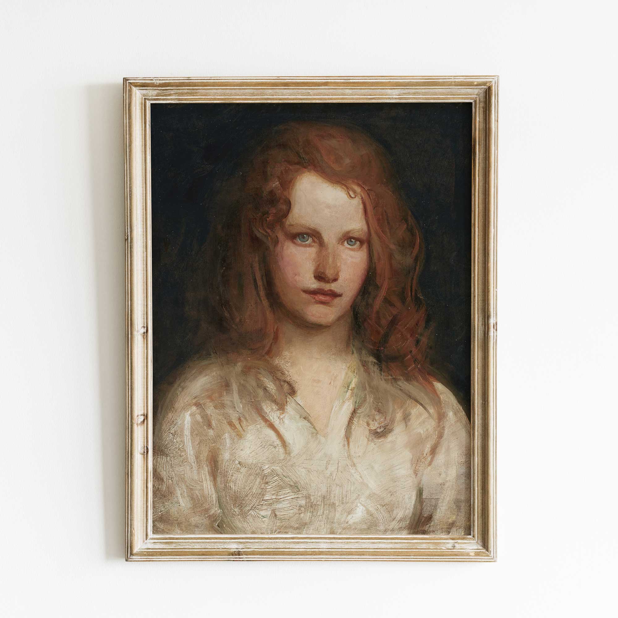 Vintage Moody Portrait Print of a Woman - Hartsholme Prints