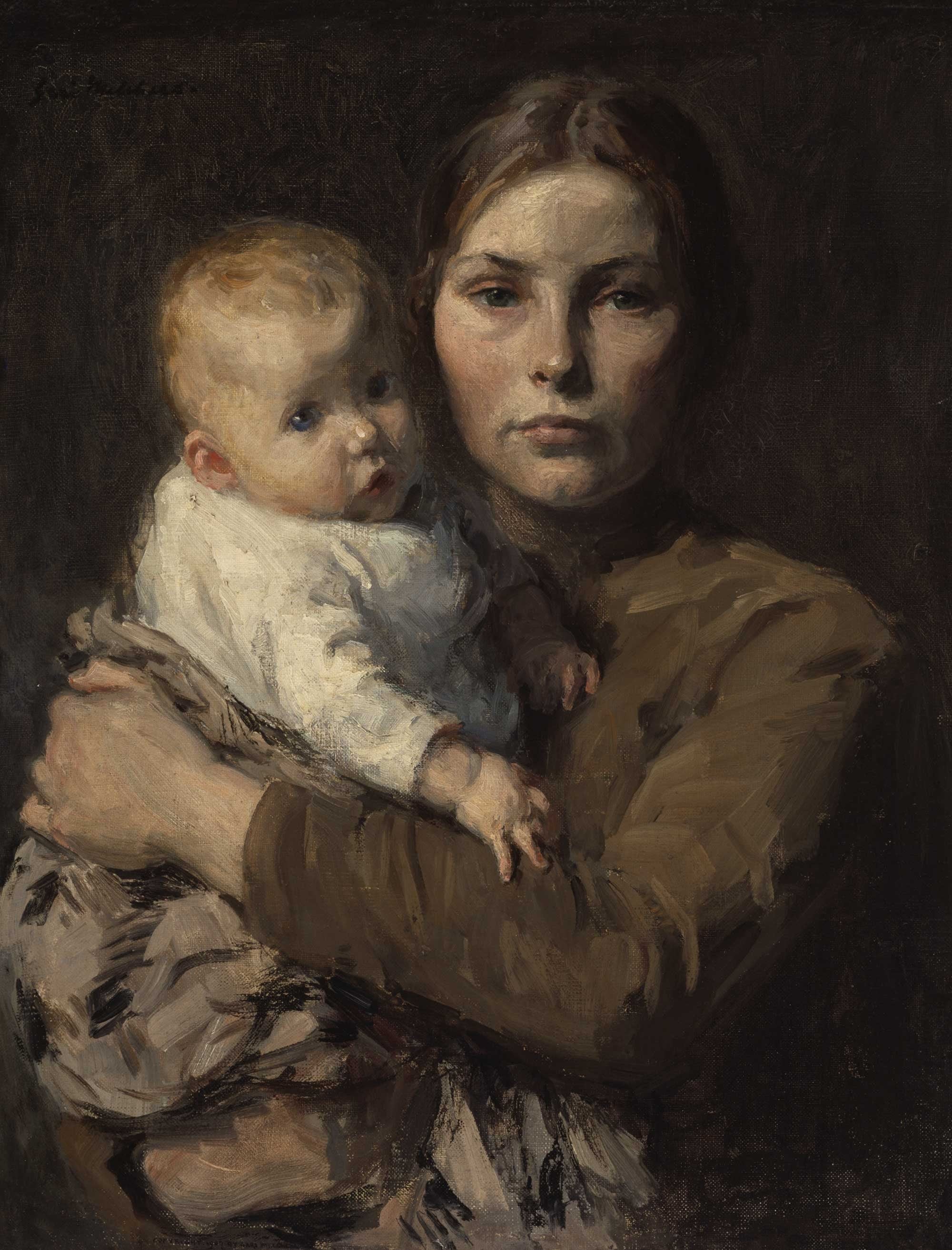 Vintage Mother and Child Portrait, Fine Art Print - Hartsholme Prints