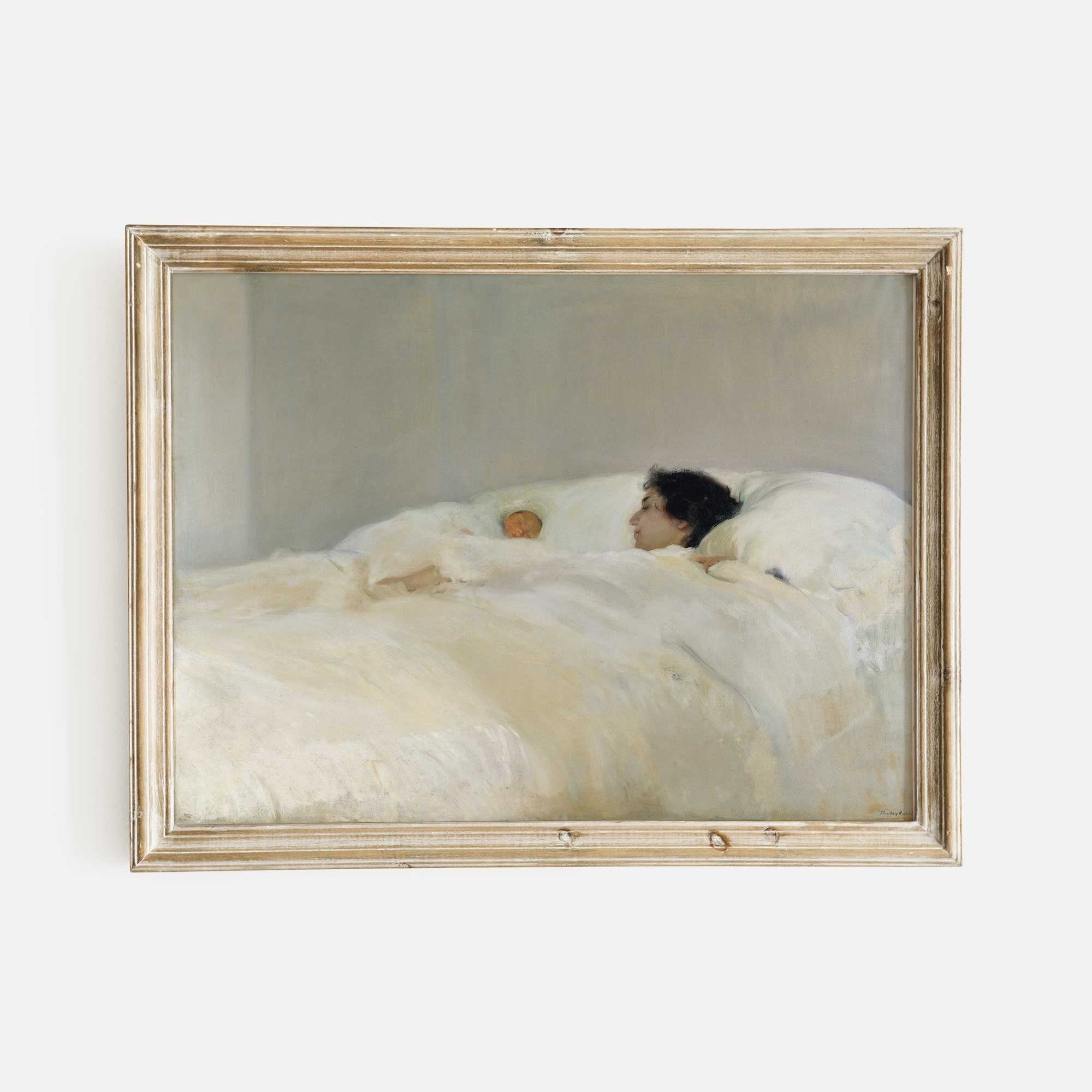 Vintage Motherhood Portrait, Nursery Art Print - Hartsholme Prints