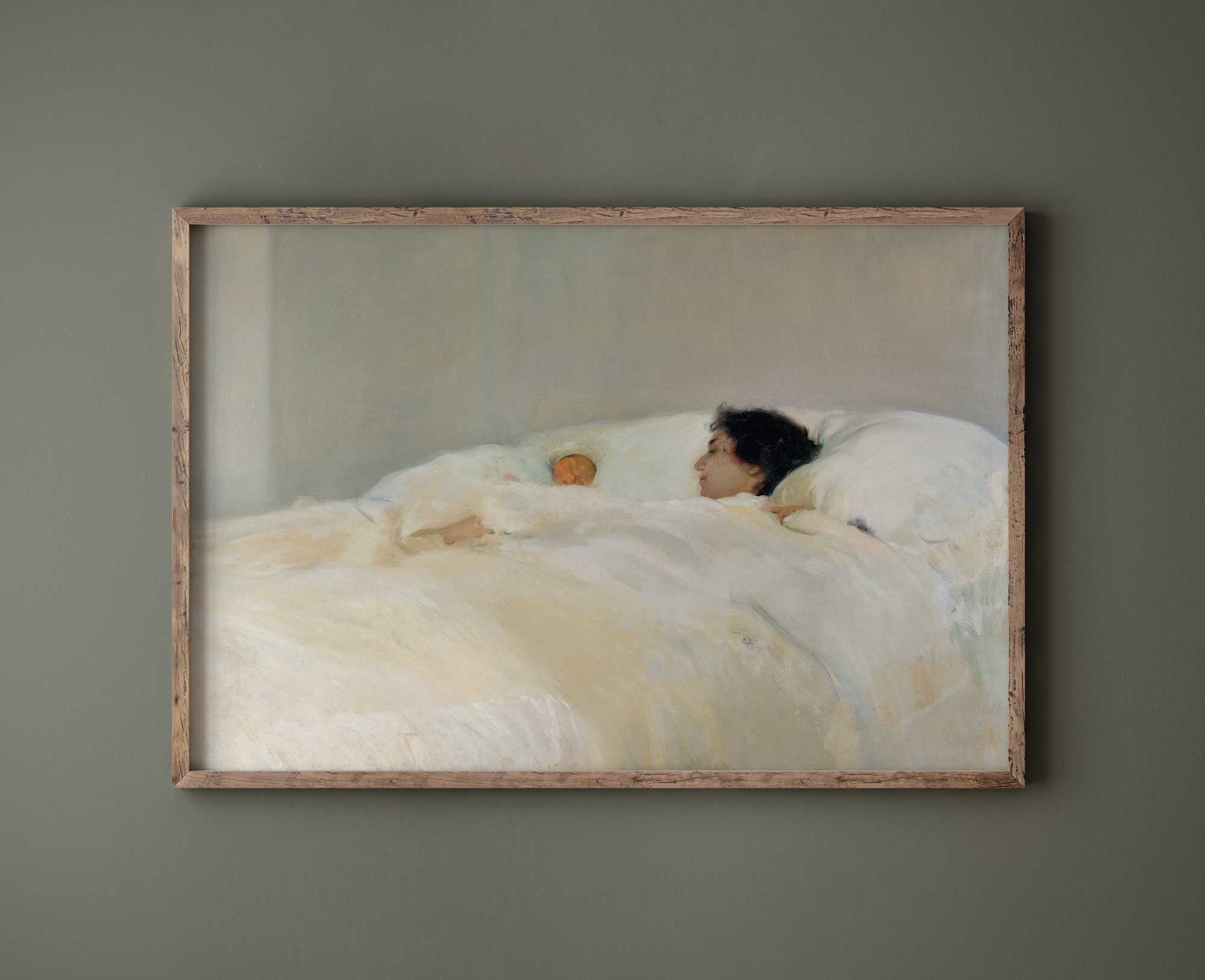 Vintage Motherhood Portrait, Nursery Art Print - Hartsholme Prints