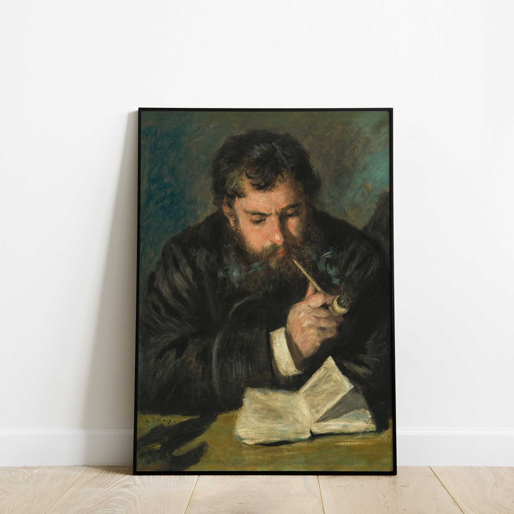 Vintage Portrait of a Man Reading, Fine Art Print - Hartsholme Prints