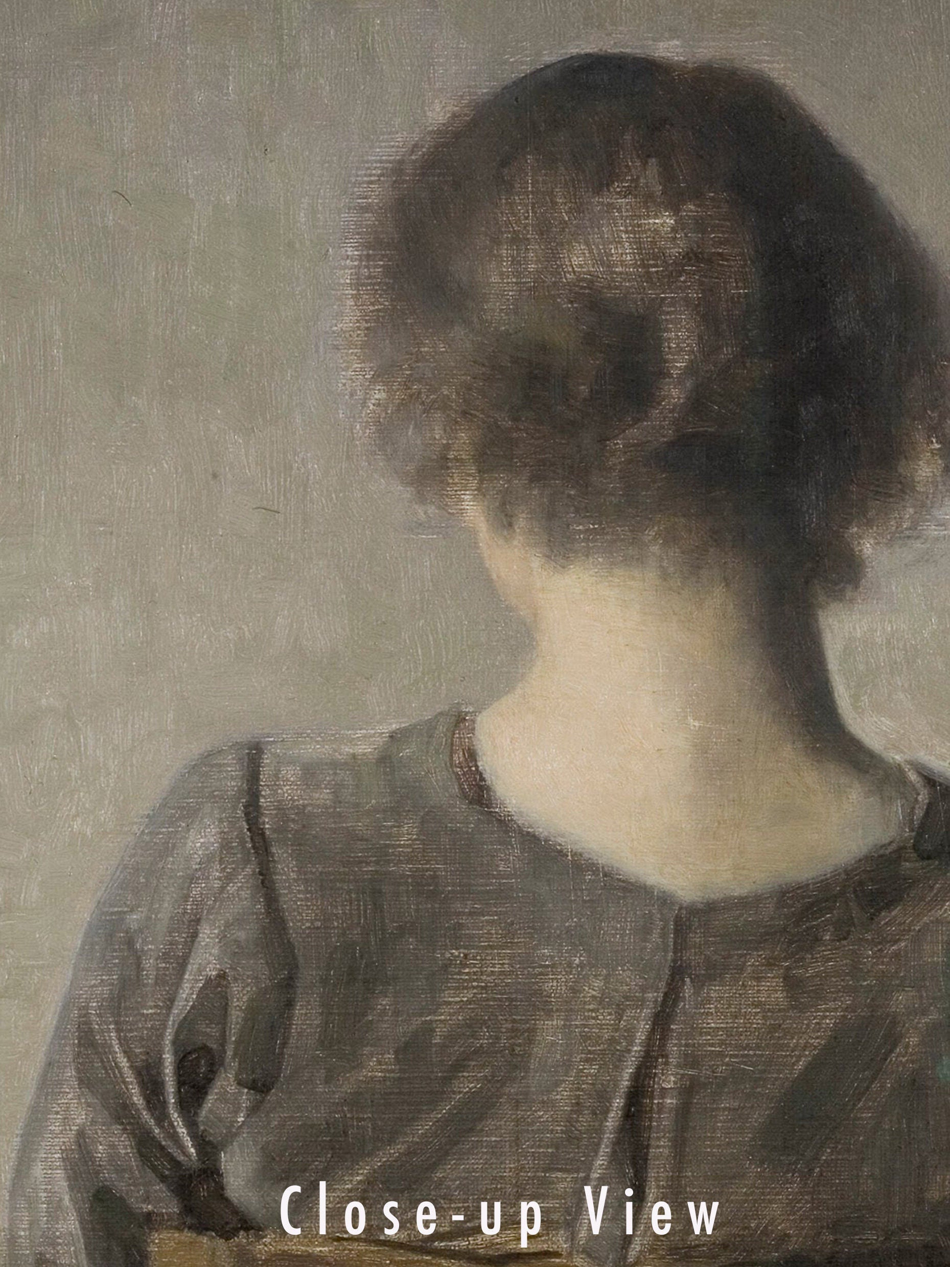 Classic Portrait: Woman Sitting on Chair