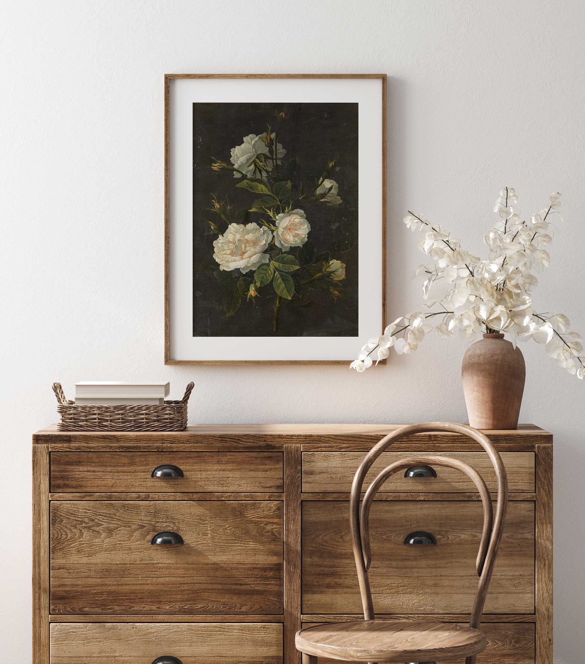 Vintage Roses French Still Life, Fine Art Print - Hartsholme Prints