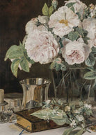 Vintage Still Life Roses in Glass, Fine Art Print - Hartsholme Prints