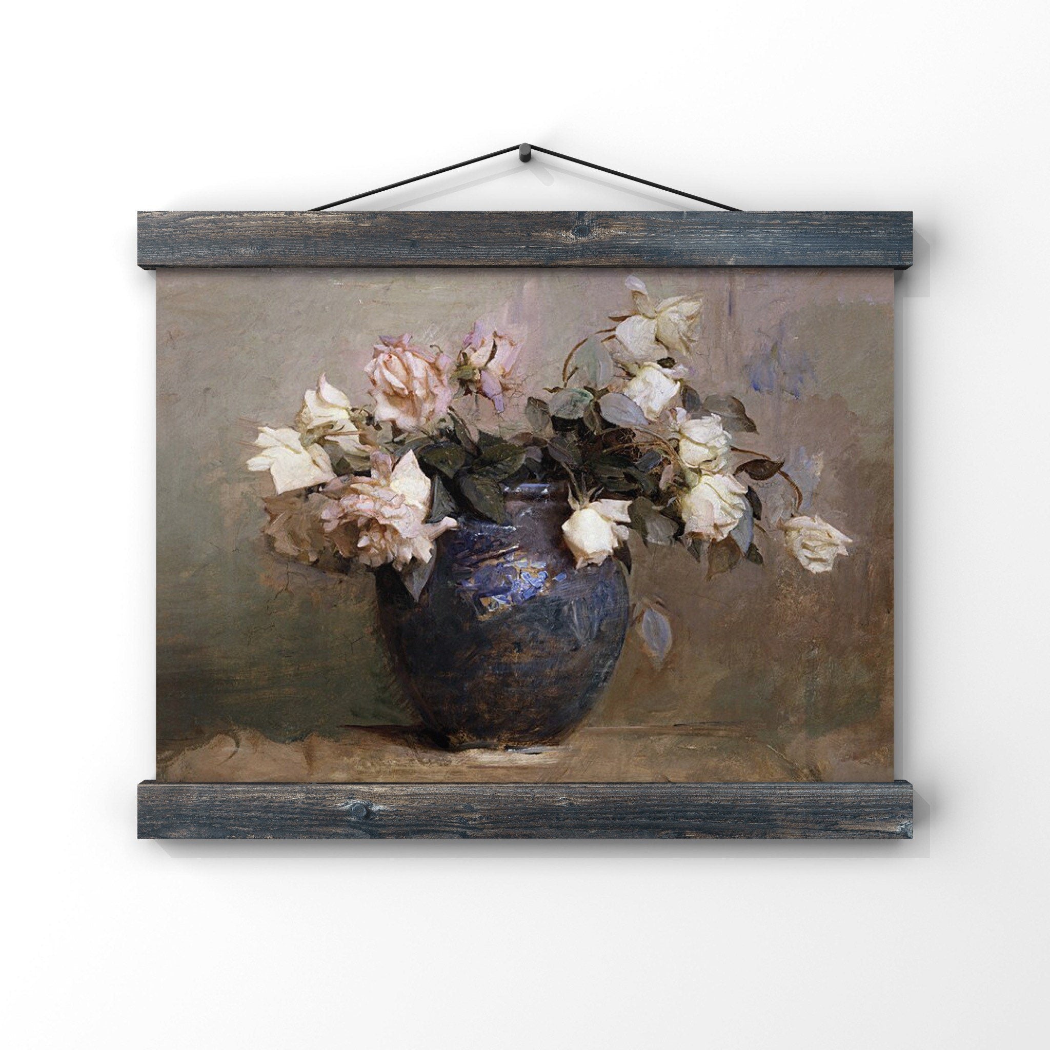 Vintage Still Life Roses in Pastel, Fine Art Print - Hartsholme Prints
