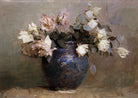 Vintage Still Life Roses in Pastel, Fine Art Print - Hartsholme Prints