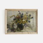 Wildflower in Vase Vintage Fine Art Print - Hartsholme Prints
