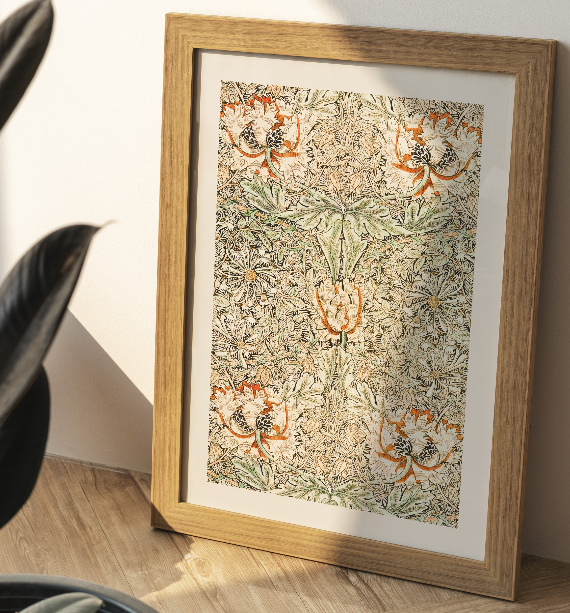 William Morris Honeysuckle and Tulip Print - Hartsholme Prints