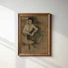 French Moody Sketch Wall Art