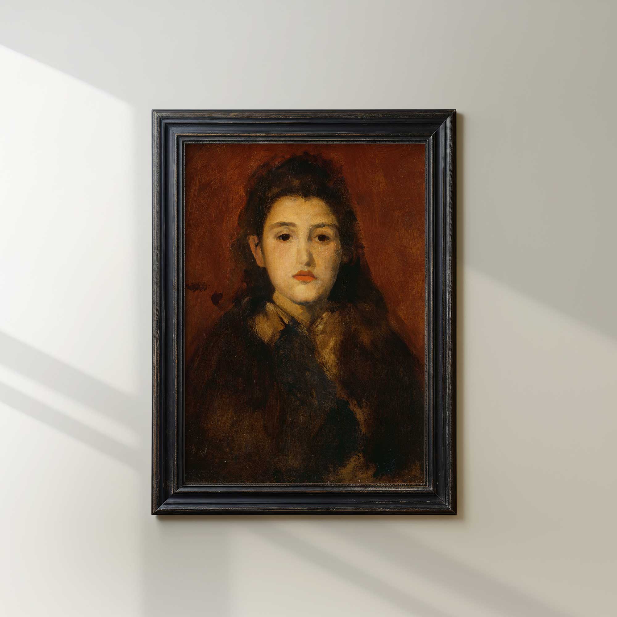 Elegant Woman Portrait Wall Art