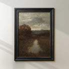 Rustic Wall Art in Black Frame 