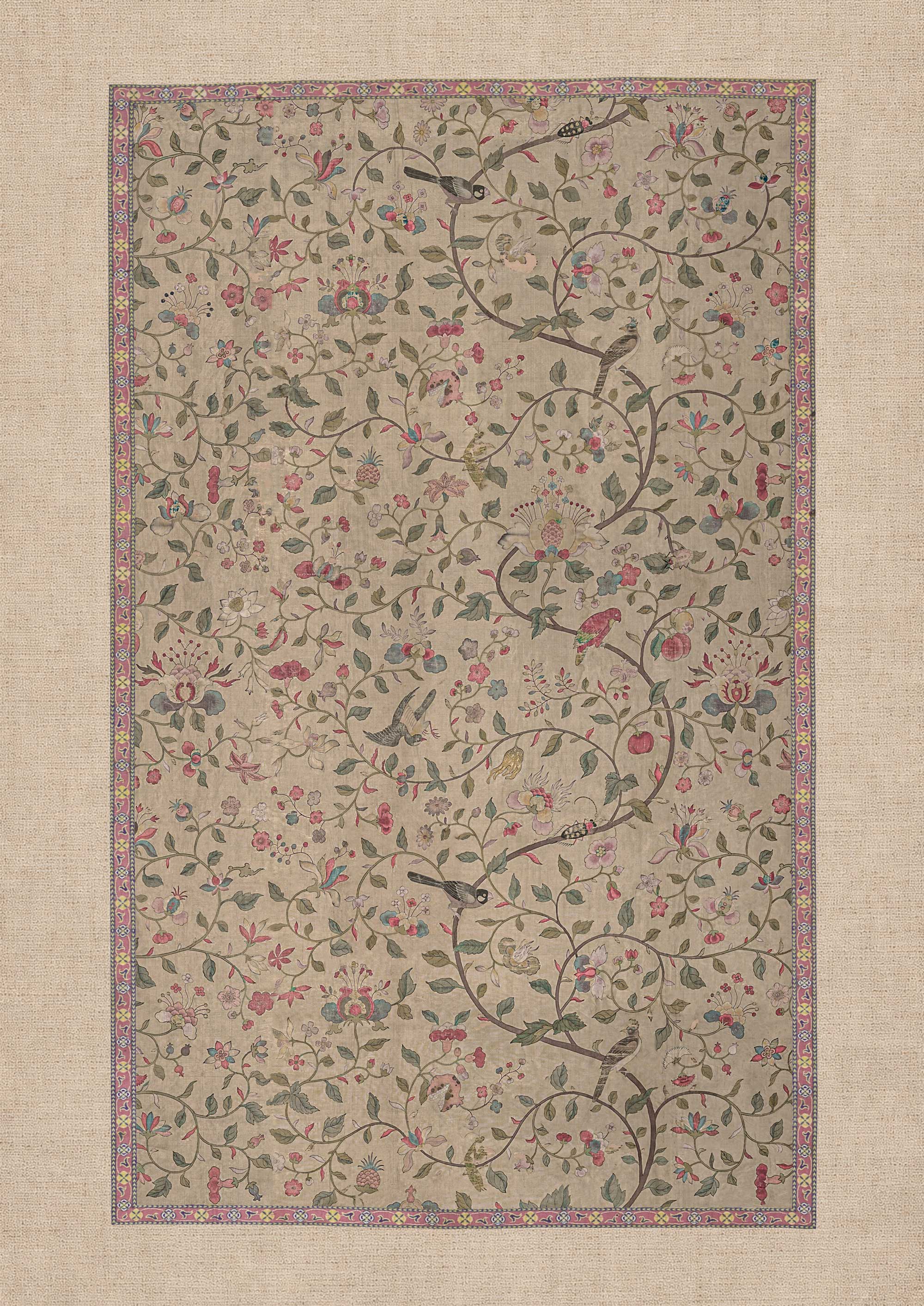 Vintage Chinoiserie Botanical Print