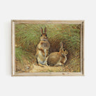 Vintage Bunny Nursery Wall Art