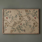 Vintage Floral Chinoiserie Print | Antique Botanical Textile Art