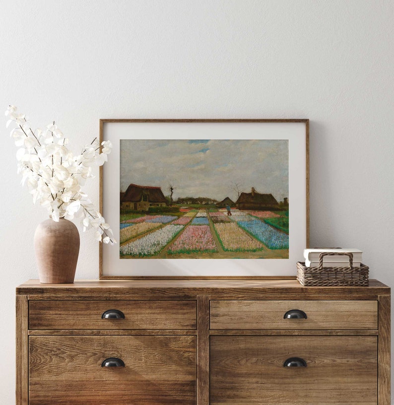 Dutch Summer Flower Field Print