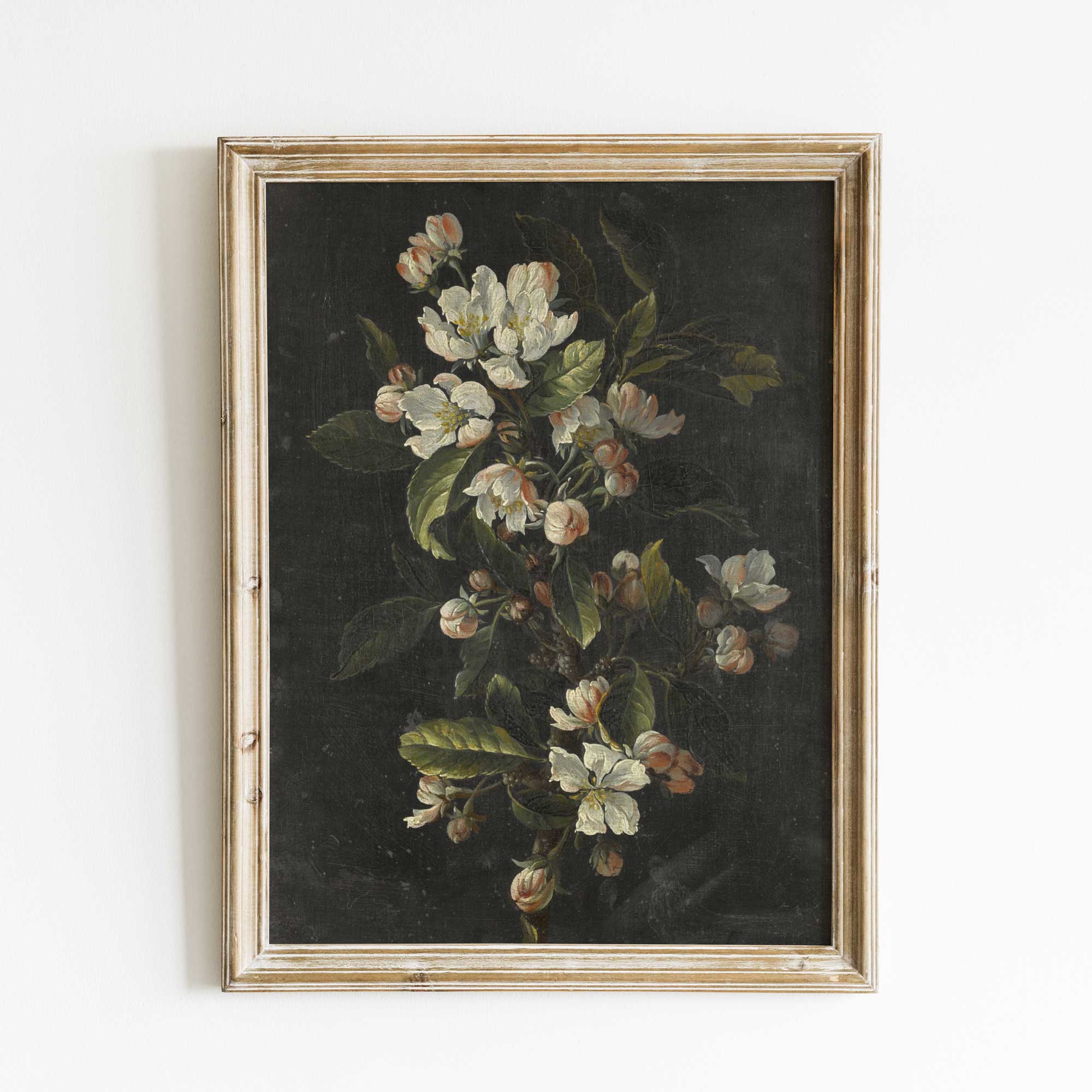 Dark French Botanical Print
