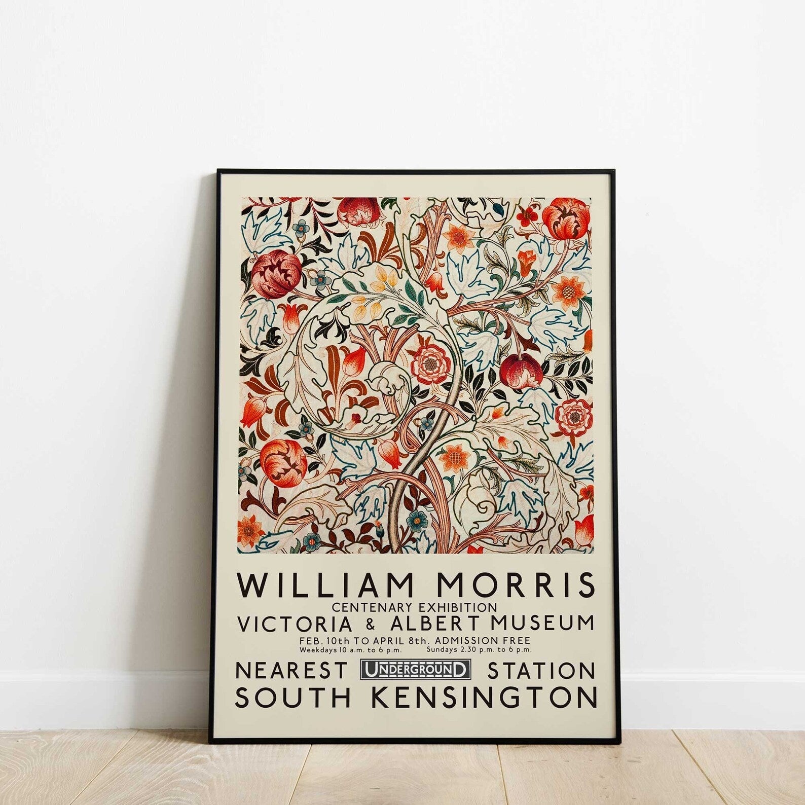 Acanthus William Morris Exhibition Poster - Hartsholme Prints