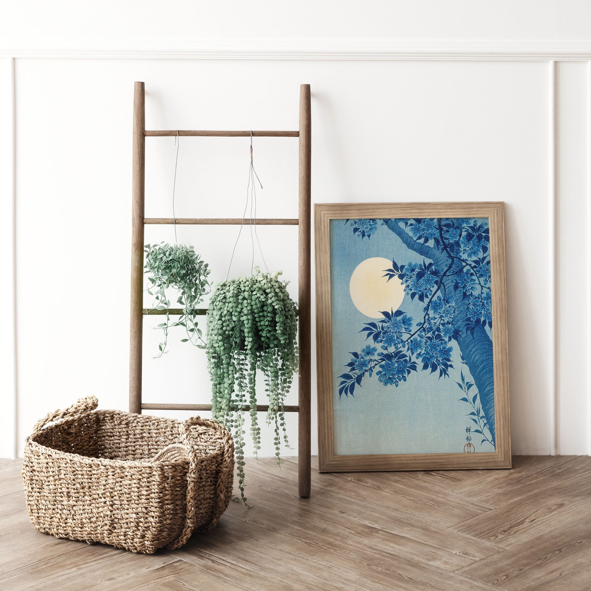 Blossoming Cherry on a Moonlit Night - Hartsholme Prints