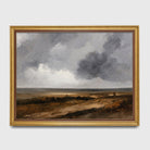 Dark Moody with Cloudy Sky, Vintage Landscape Painting Print - Hartsholme Prints