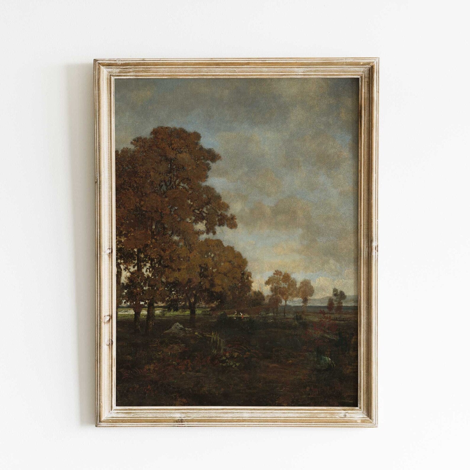 Dark Tree Scenery, Moody Autumn Landscape Print - Hartsholme Prints