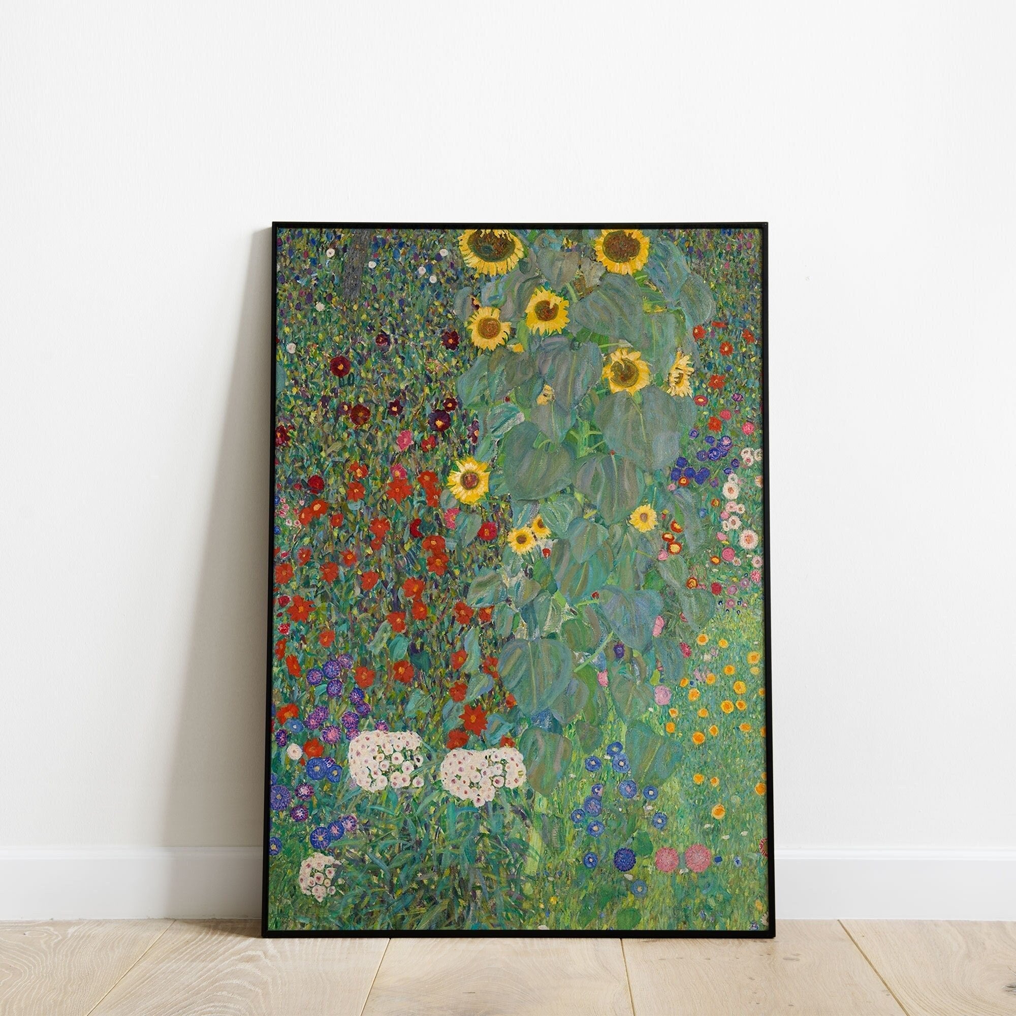 Gustav Klimt's Farm Garden with Sunflowers - Hartsholme Prints