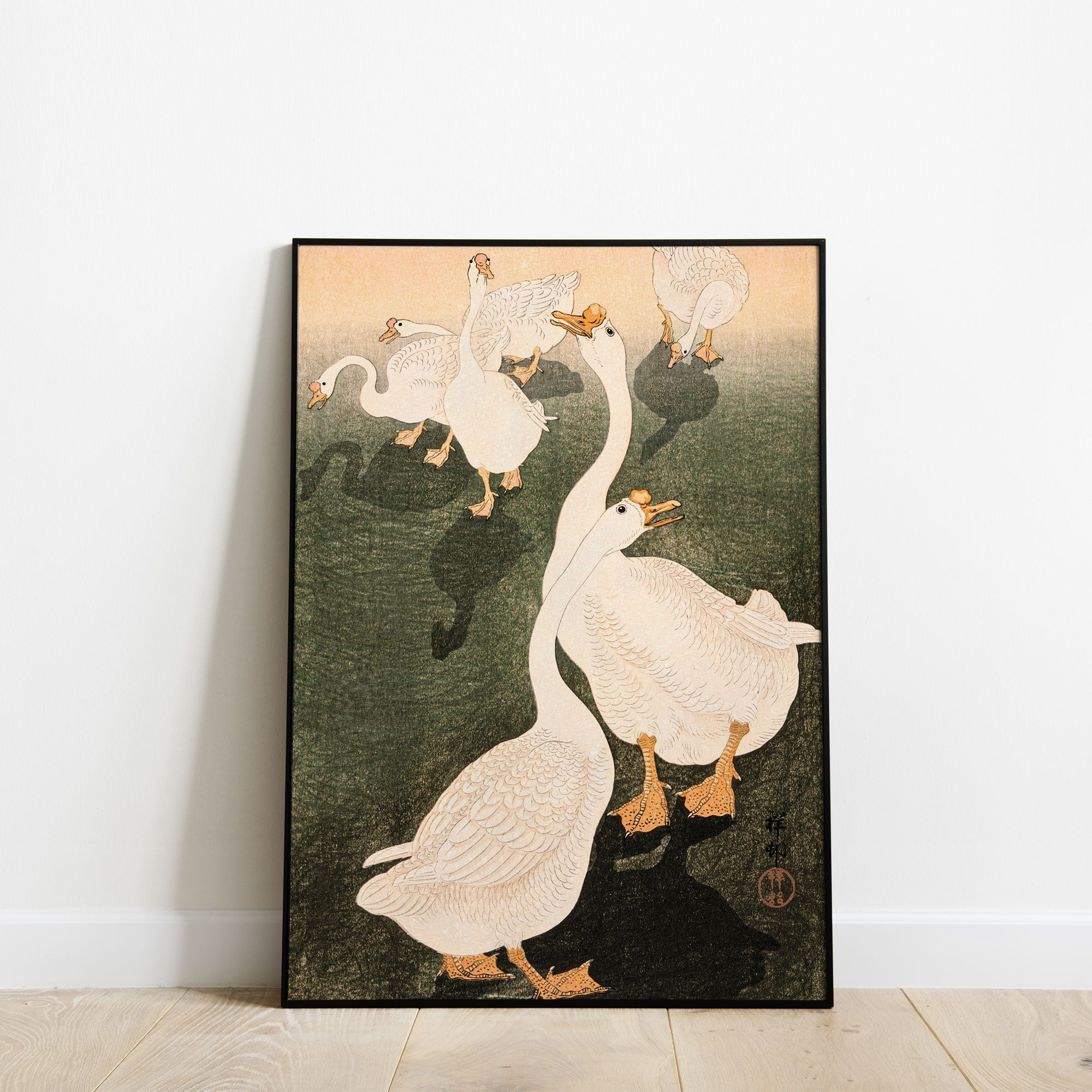 Japanese Geese Print - Hartsholme Prints