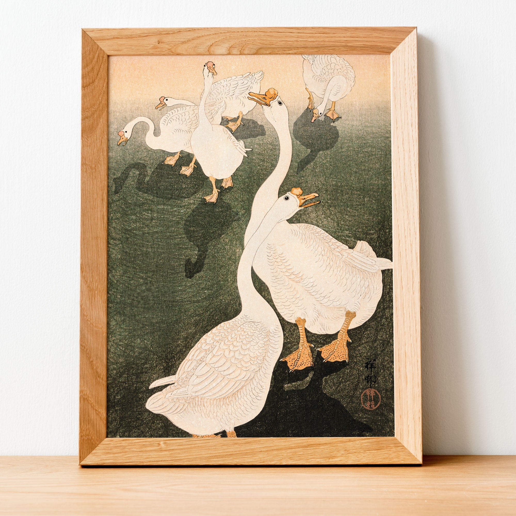 Japanese Geese Print - Hartsholme Prints