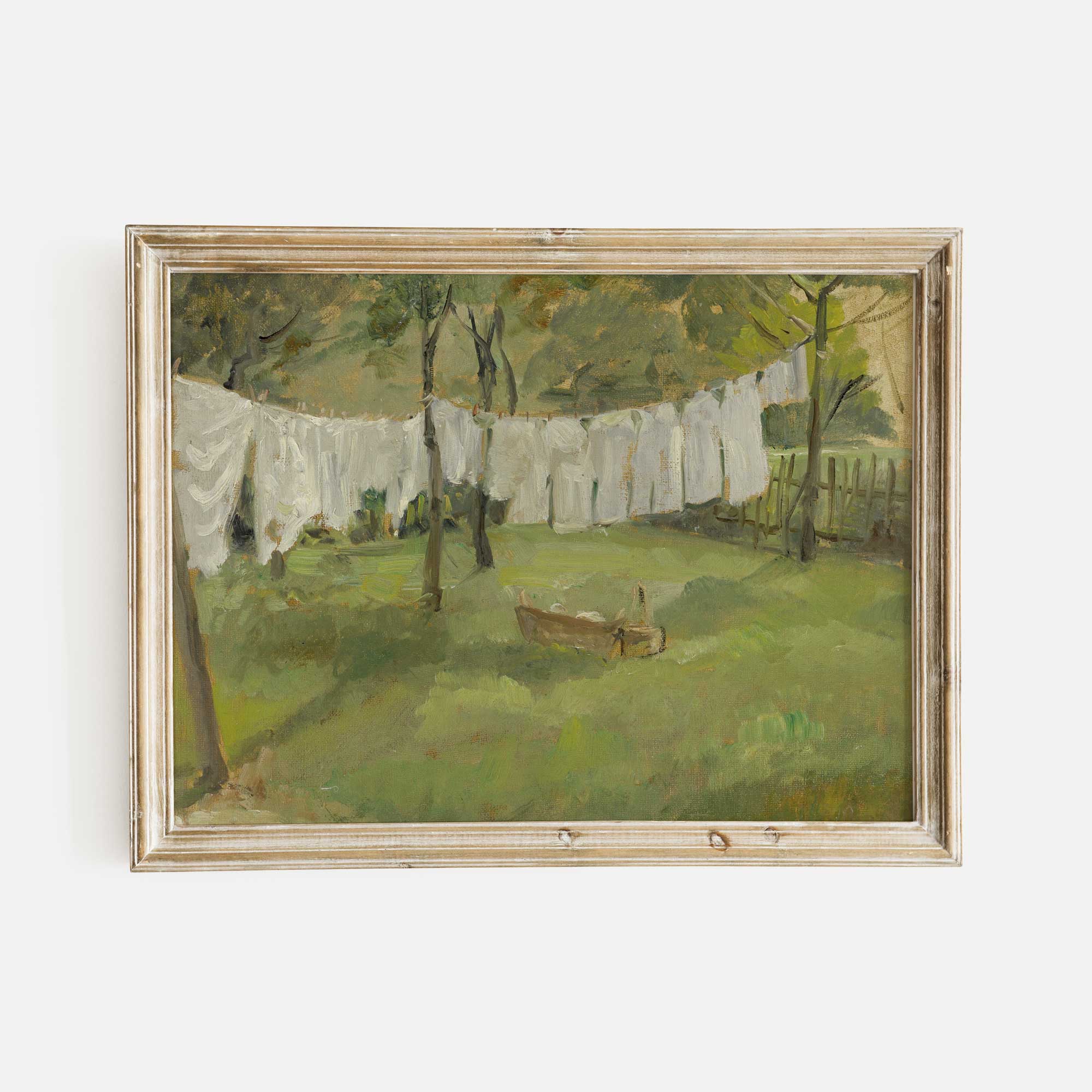 Laundry Room, Clothesline print - Hartsholme Prints