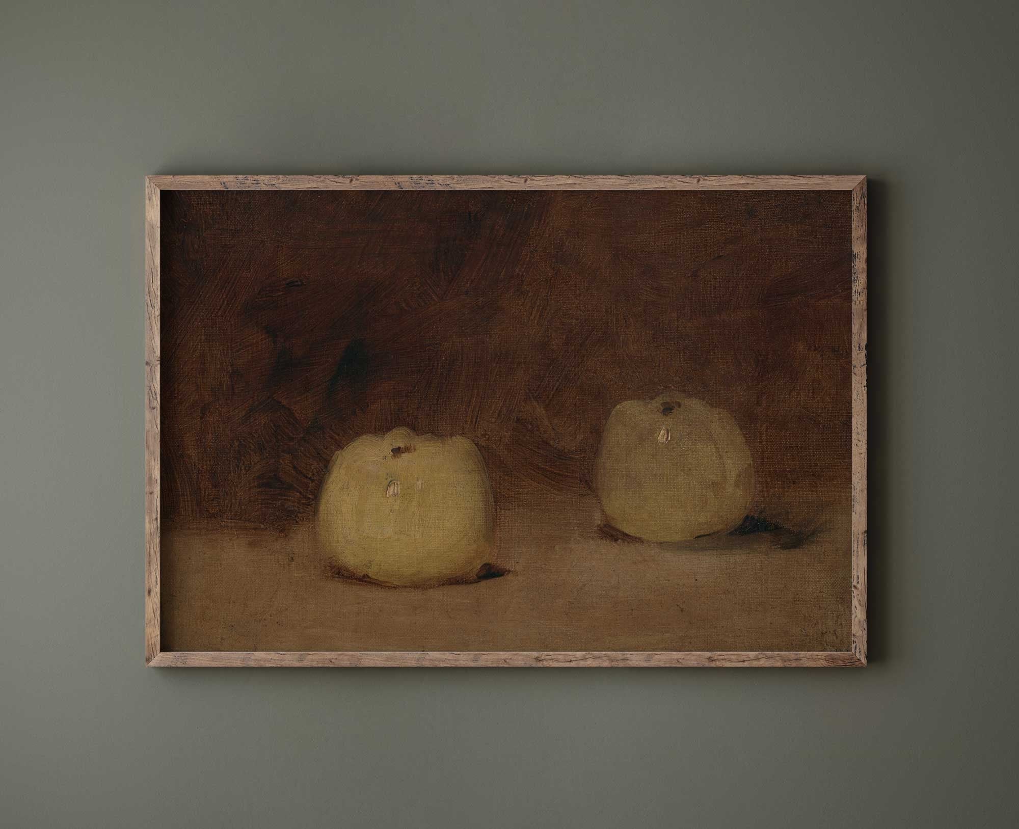 Moody Apples Still Life Print - Hartsholme Prints