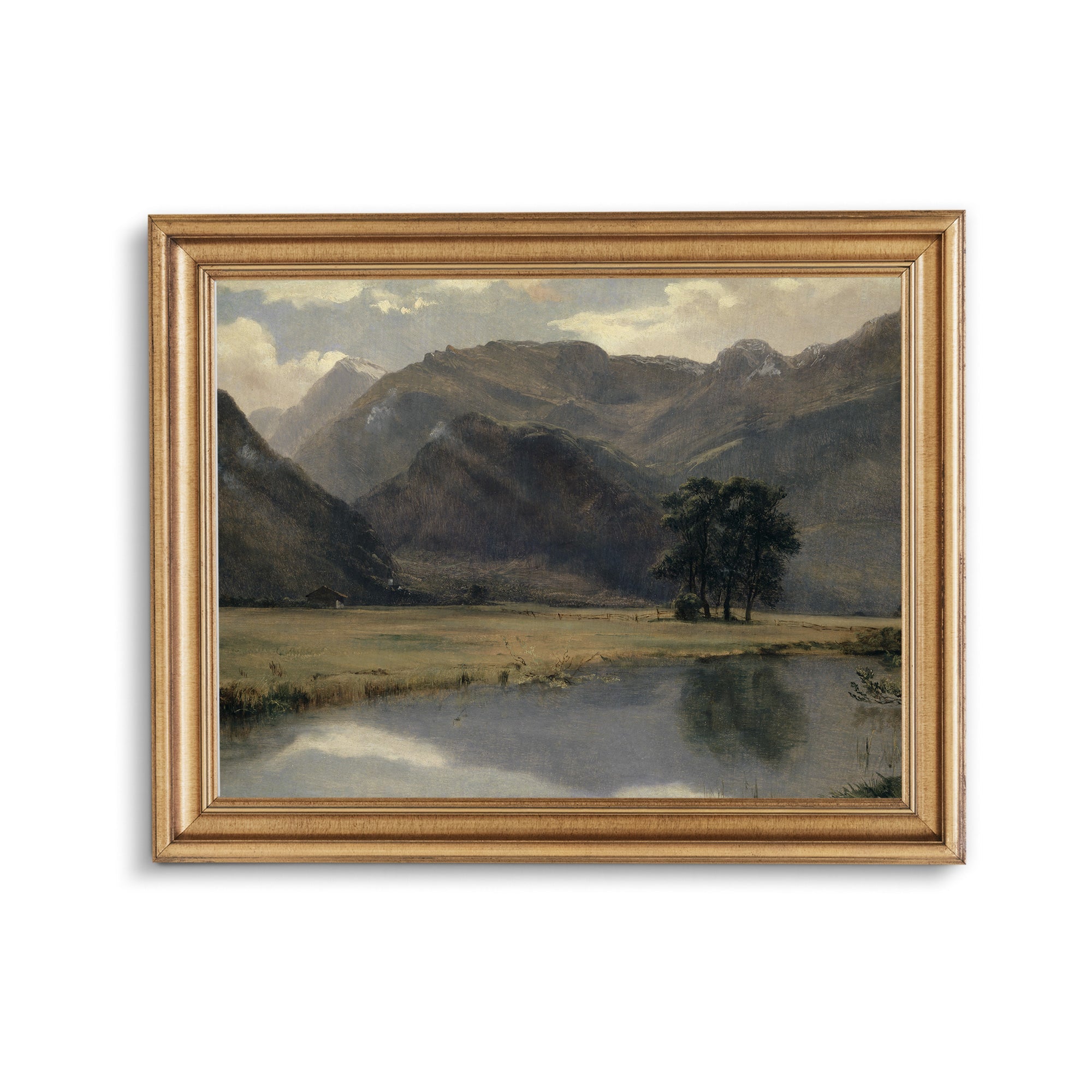 Moody River Landscape Print - Hartsholme Prints