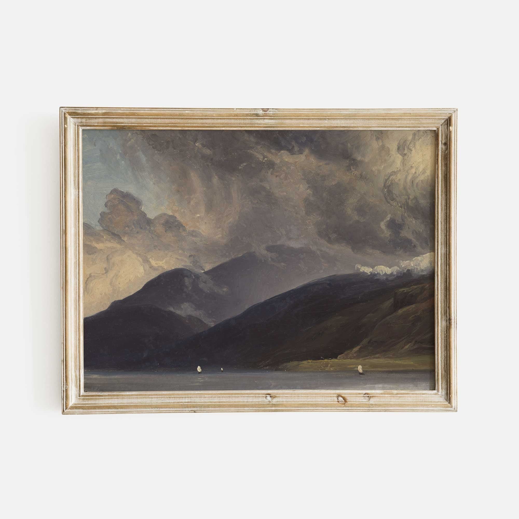 Mountain Scene Landscape Art Print - Hartsholme Prints