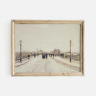 Parisian Winter Bridge Print - Hartsholme Prints