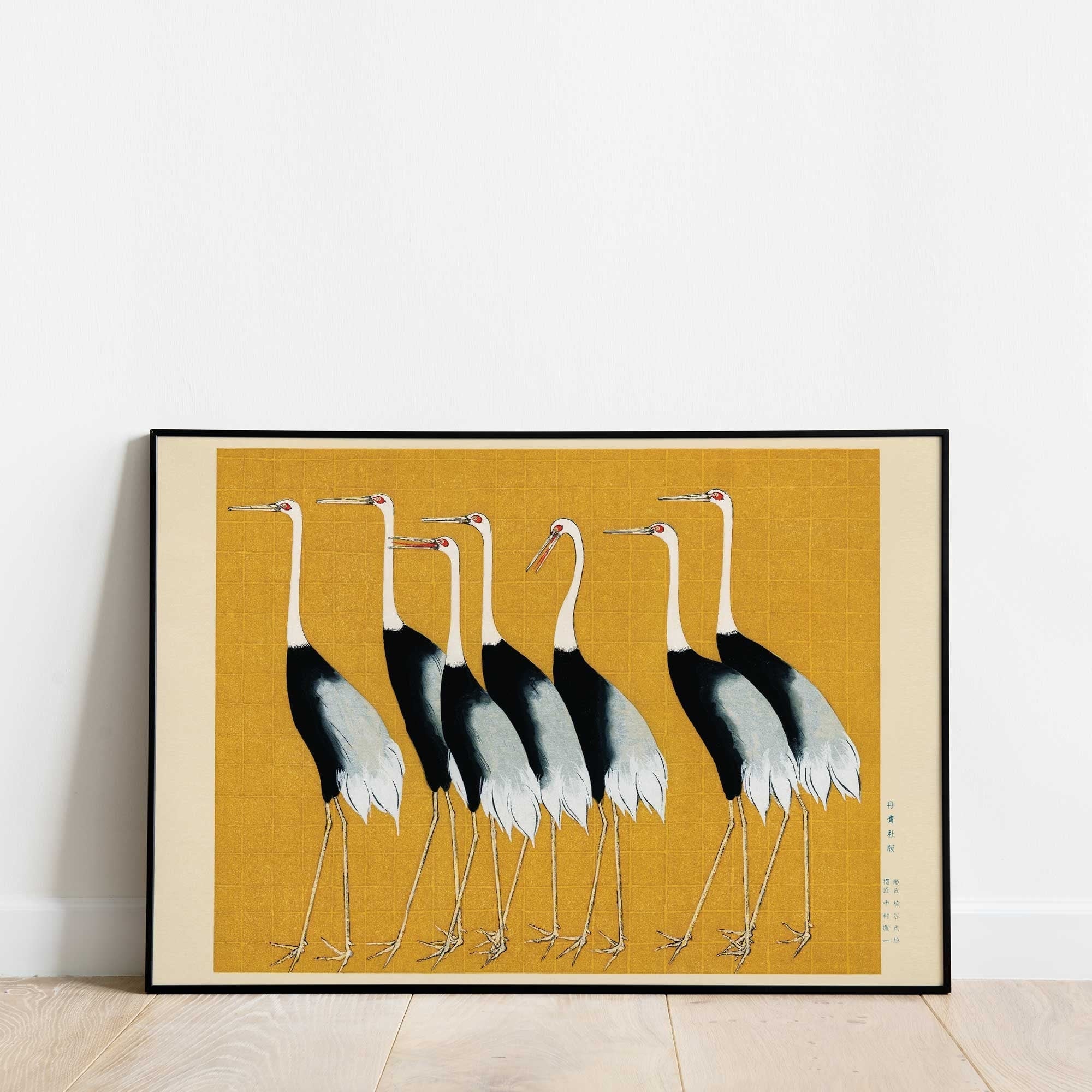 Red Crowned Crane - Hartsholme Prints