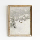 Solitude Sleigh Winter Landscape Print - Hartsholme Prints