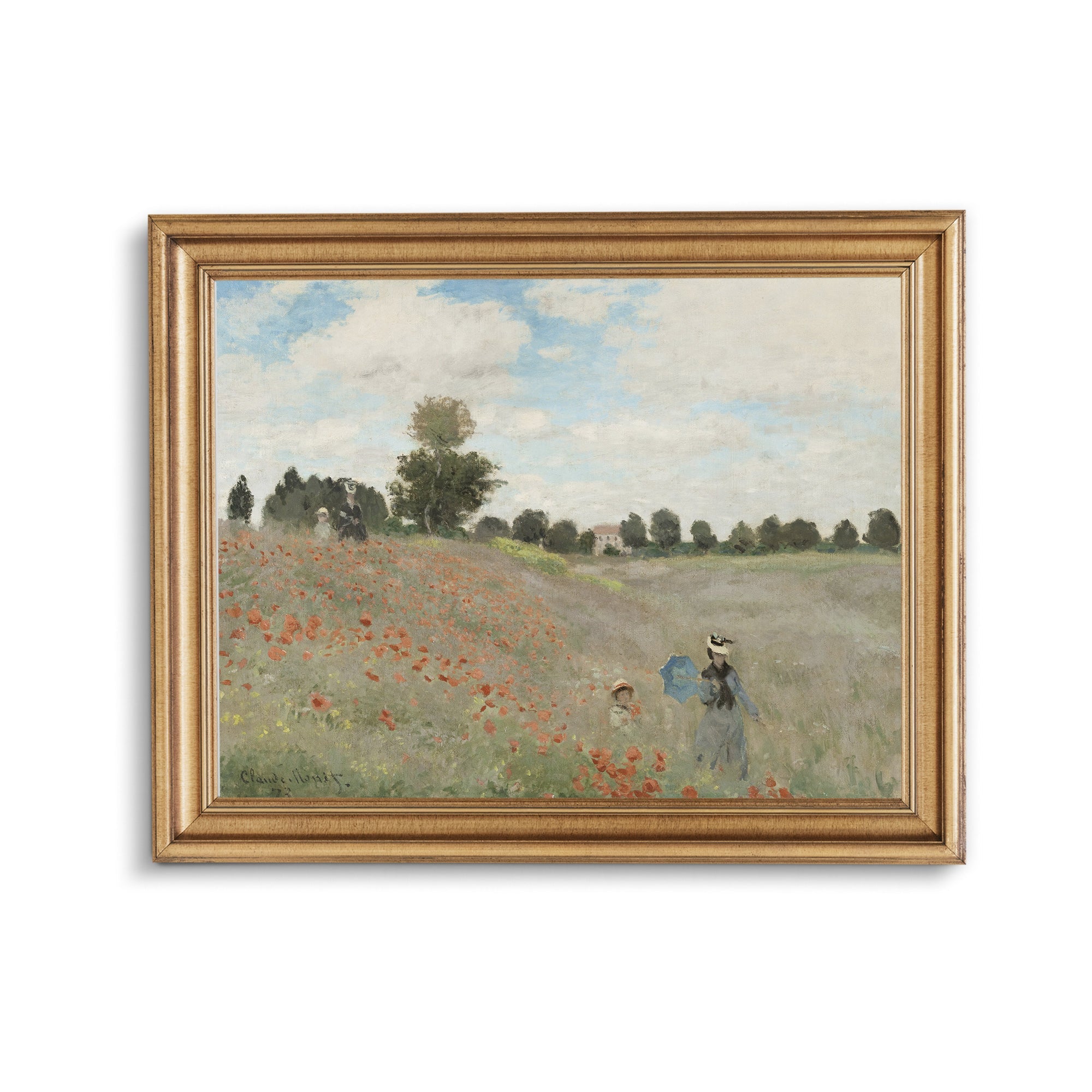 Summer Poppy Field Landscape Print - Hartsholme Prints