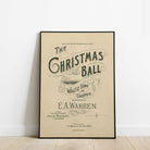 The Christmas Ball Vintage Music Sheet Poster - Hartsholme Prints