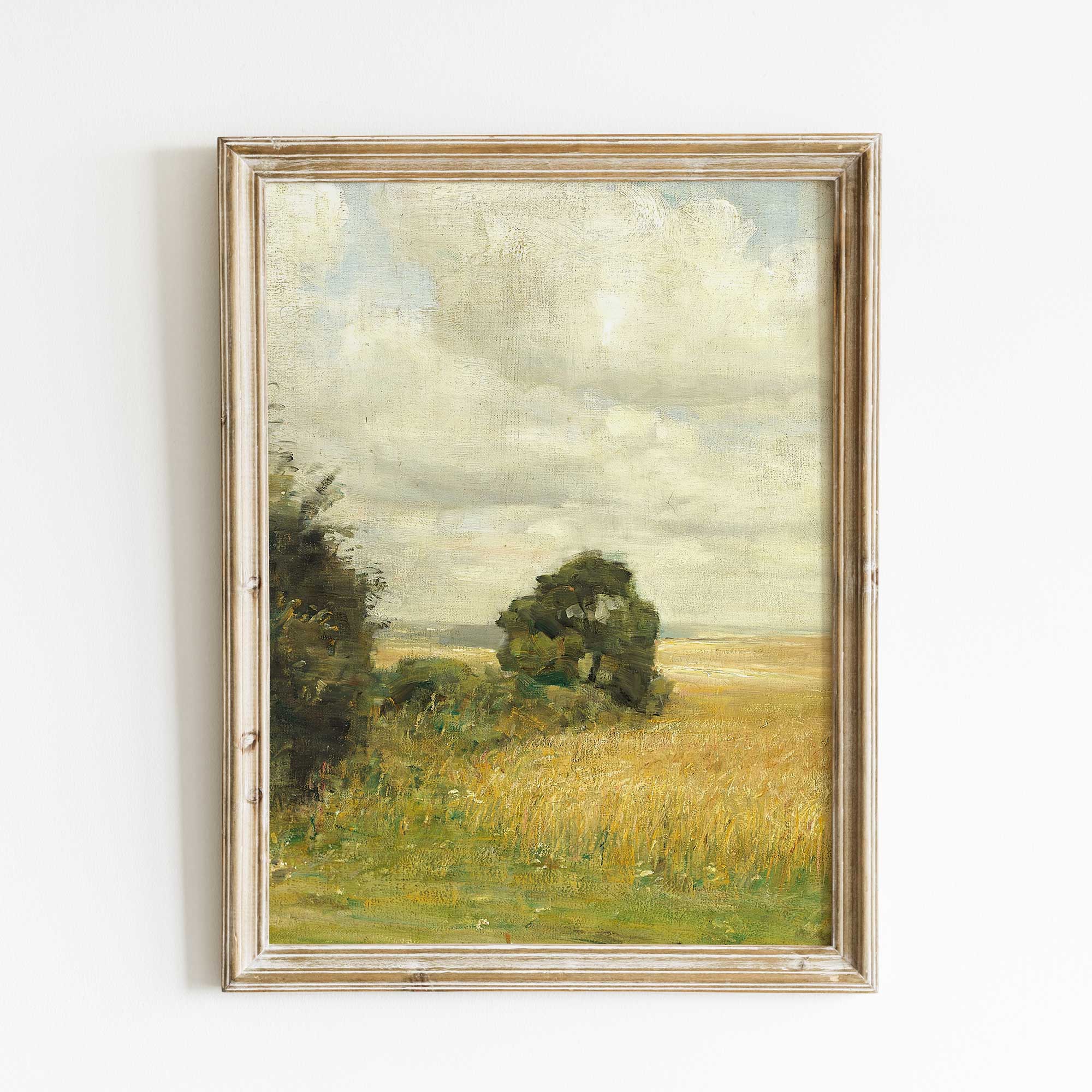 Vintage Danish Country Landscape Art, Fine Art Print - Hartsholme Prints