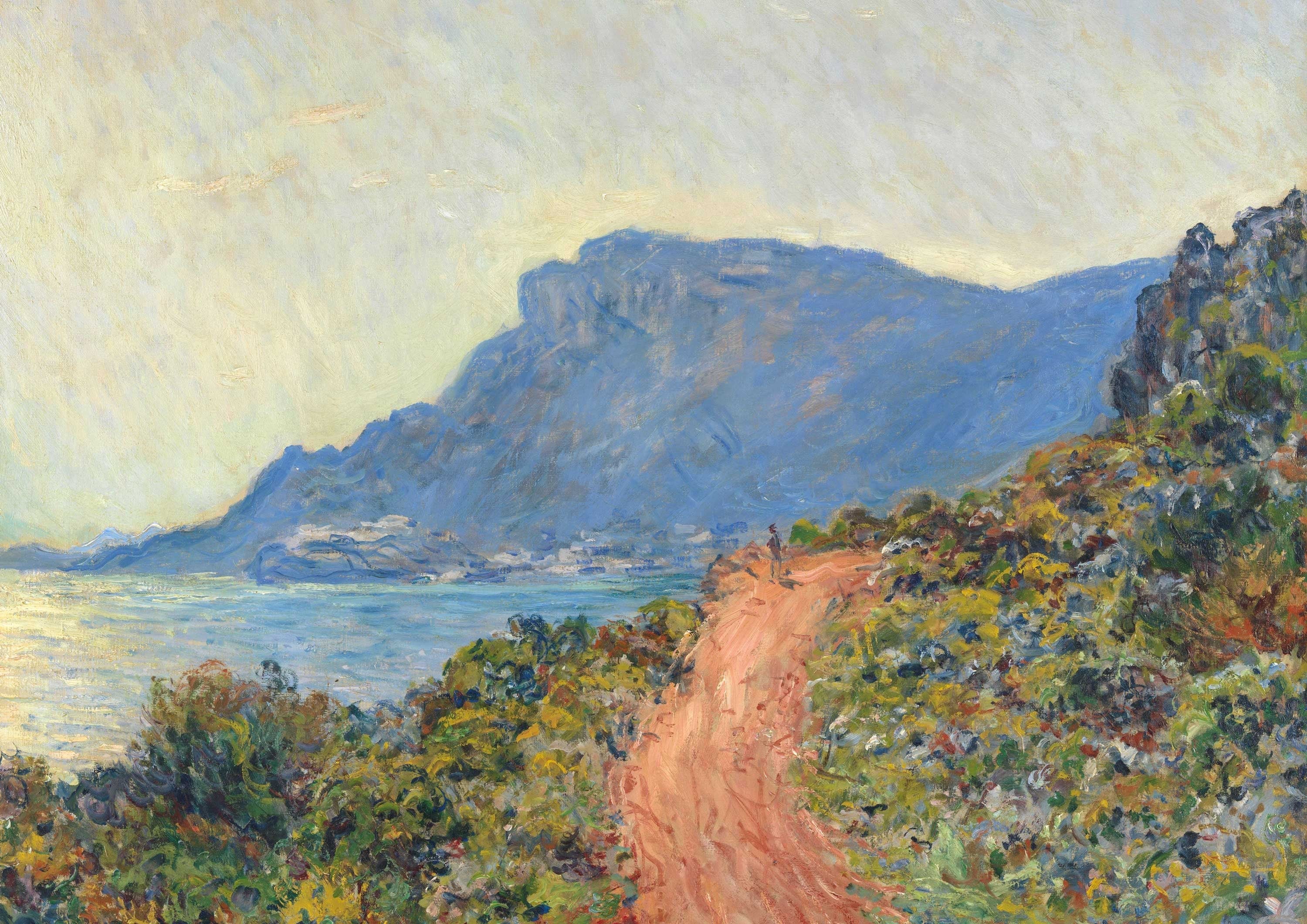 Monet La Corniche Monaco 1884 | French Riviera Landscape