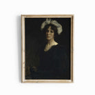 Vintage Moody Dark Portrait of a Woman, Fine Art Print - Hartsholme Prints