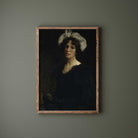 Vintage Moody Dark Portrait of a Woman, Fine Art Print - Hartsholme Prints