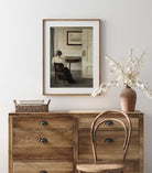 Vintage Oil Portrait of a Woman Reading, Fine Art Print - Hartsholme Prints