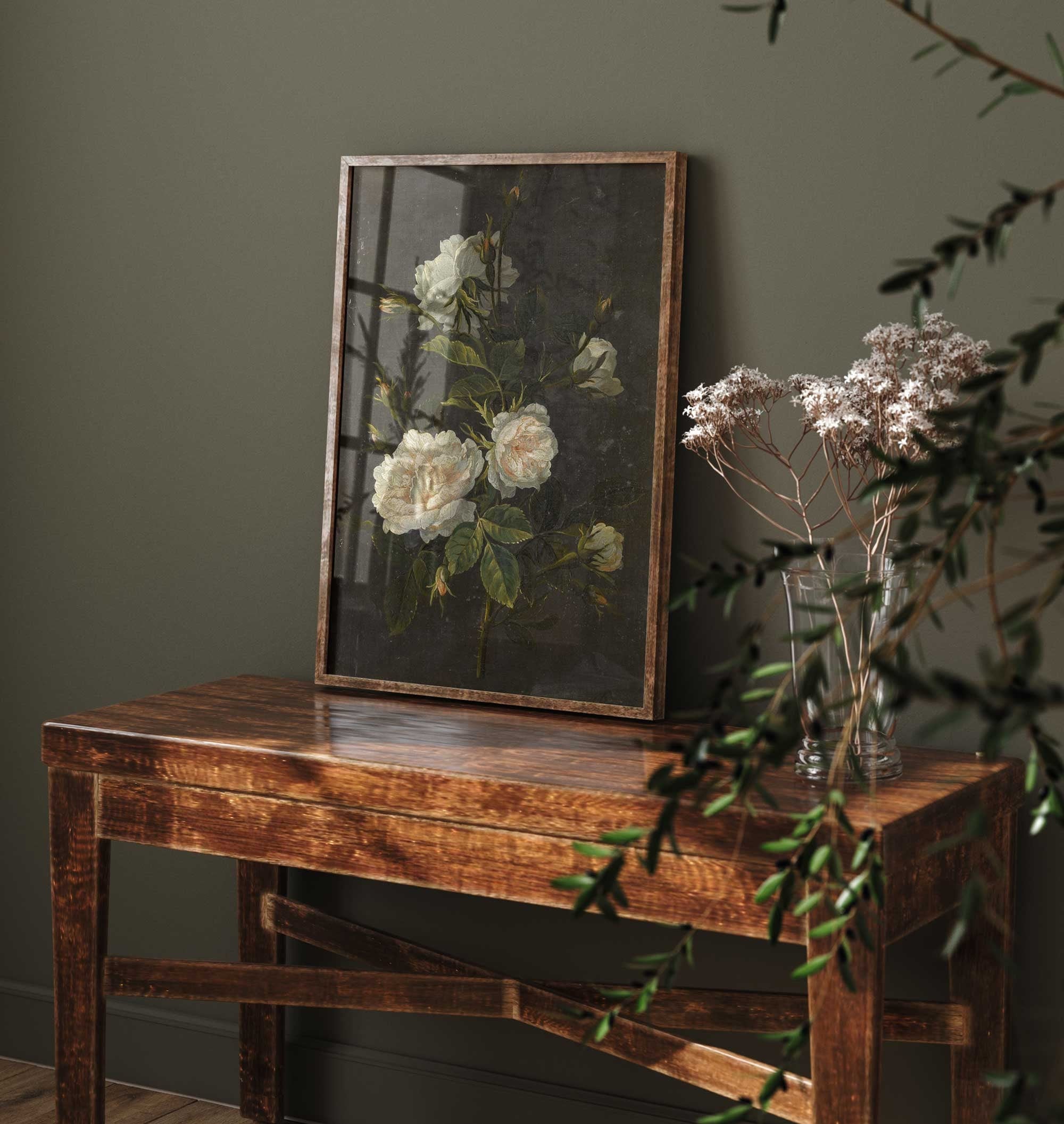 Vintage Roses French Still Life, Fine Art Print - Hartsholme Prints