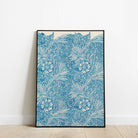 William Morris Blue Marigold Art Print - Hartsholme Prints