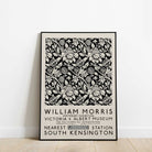 William Morris Monochrome Exhibition Poster - Hartsholme Prints