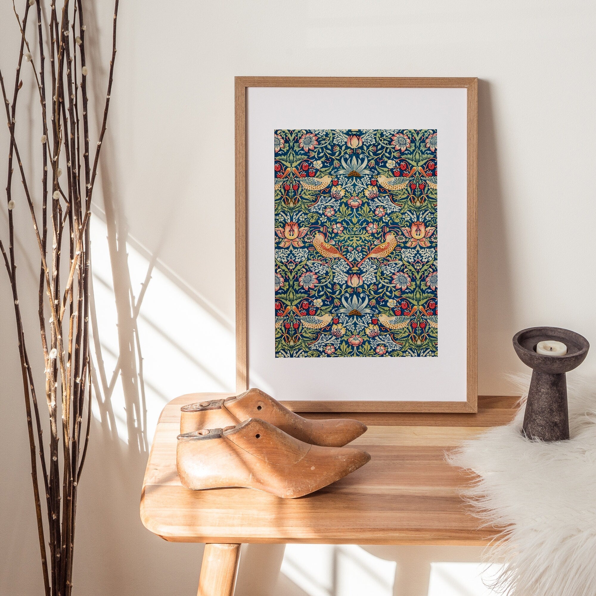 William Morris The Strawberry Thief Print - Hartsholme Prints