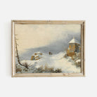 Wintery Hill Dutch Landscape Print - Hartsholme Prints