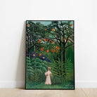 Woman in Forest Henri Rousseau Painting Print - Hartsholme Prints